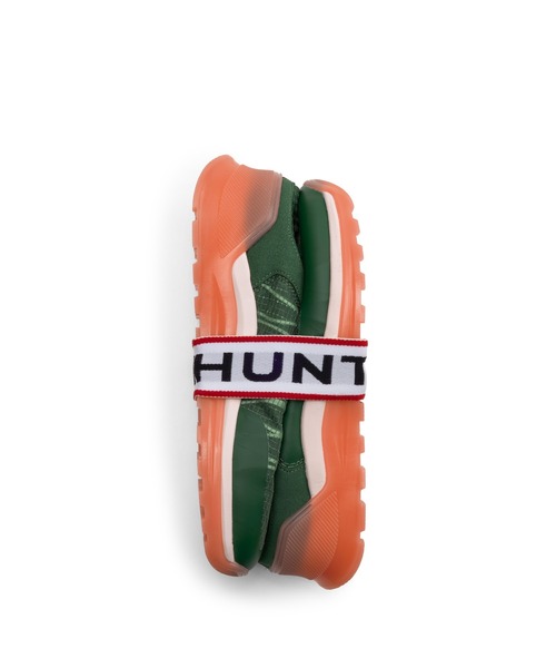 HUNTER(ハンター)の「レディース トラベル スニーカー(スニーカー・レディース・グリーン×ピンク・UK3/UK4/UK5/UK6)」の6枚目の写真