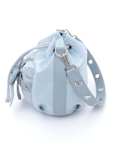 axes femme POETIQUE（アクシーズファムポエティック）の「キンチャクショルダーバッグ（ショルダーバッグ・レディース・ブラック/グレー・FREE）」の13枚目の写真