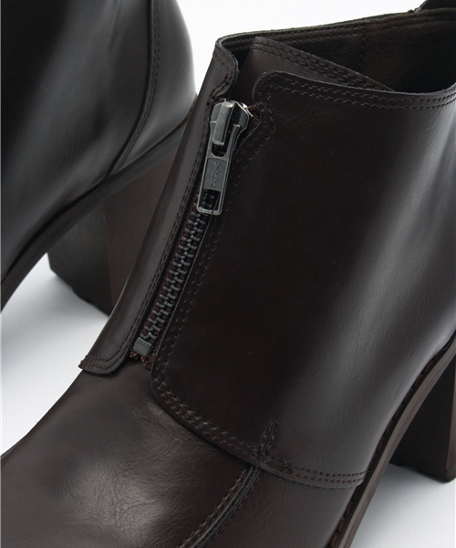 mystic（ミスティック）の「【mystic】ZIPブーティー（ブーティ・レディース・ダークブラウン/ブラック・37/38/36）」の3枚目の写真