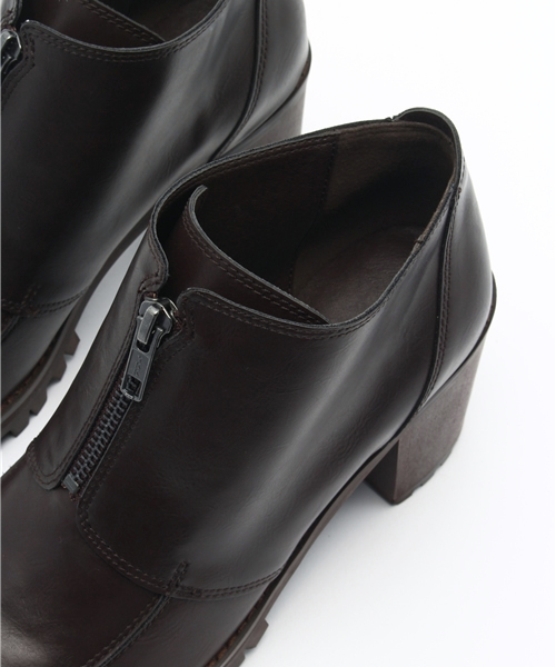 mystic（ミスティック）の「【mystic】ZIPブーティー（ブーティ・レディース・ダークブラウン/ブラック・37/38/36）」の5枚目の写真