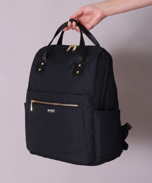 anello(アネロ)の「(LF)【anello】10ポケット/16L 多収納 リュック(バックパック/リュック・レディース・ネイビー/ライトグレー/ブラック・ONE SIZE)」の11枚目の写真