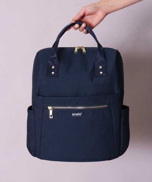 anello(アネロ)の「(LF)【anello】10ポケット/16L 多収納 リュック(バックパック/リュック・レディース・ネイビー/ライトグレー/ブラック・ONE SIZE)」の16枚目の写真