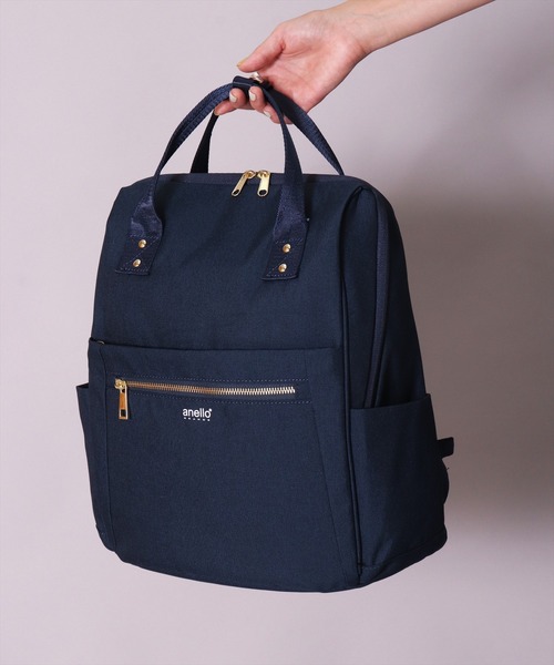 anello(アネロ)の「(LF)【anello】10ポケット/16L 多収納 リュック(バックパック/リュック・レディース・ネイビー/ライトグレー/ブラック・ONE SIZE)」の17枚目の写真