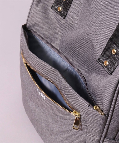 anello(アネロ)の「(LF)【anello】10ポケット/16L 多収納 リュック(バックパック/リュック・レディース・ネイビー/ライトグレー/ブラック・ONE SIZE)」の19枚目の写真