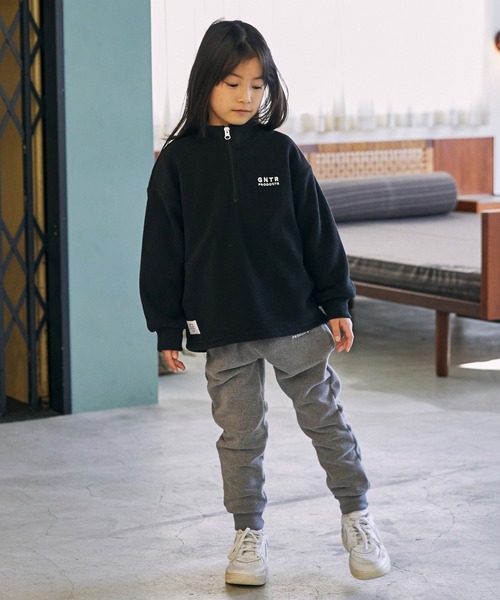 GENERATOR（ジェネレーター）の「GENERATOR/ジェネレーター フリースハーフジッププルオーバー（その他トップス・キッズ・キャメル/ブラック/トップグレー・M/L/XL）」の5枚目の写真