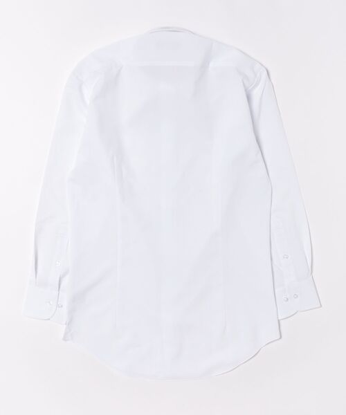 TOKYO SHIRTS(トウキョウシャツ)の「【吸水速乾】【COFREX】形態安定ノンアイロン ボタンダウン 長袖ビジネスワイシャツ(ビジネスシャツ・メンズ・ホワイト・首回り39cm-裄丈84cm/首回り41cm-裄丈82cm/首回り41cm-裄丈86cm/首回り42cm-裄丈82cm/首回り42cm-裄丈86cm/首回り43cm-裄丈82cm/首回り43cm-裄丈86cm/首回り37cm-裄丈80cm/首回り39cm-裄丈80cm)」の7枚目の写真