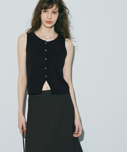 セール】ボタンニットベスト（ベスト）｜coca（coca）（コカ）の