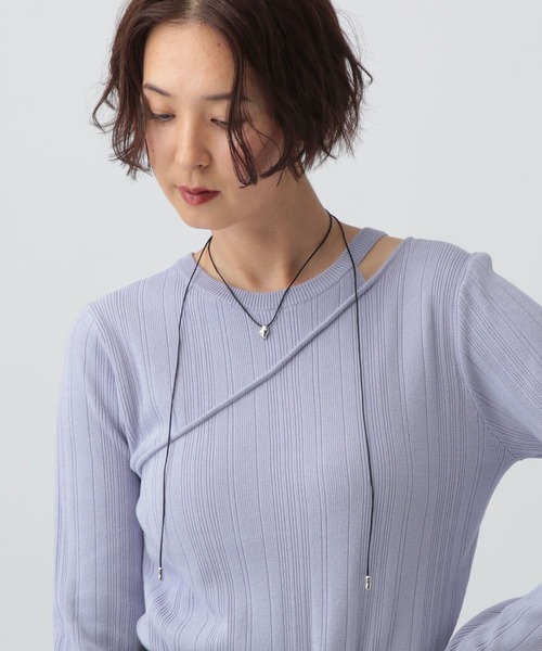 LEPSIM（レプシィム）の「プチモチーフコードチョーカー　587100（ネックレス・レディース・ゴールド/シルバー・ONE SIZE）」の2枚目の写真