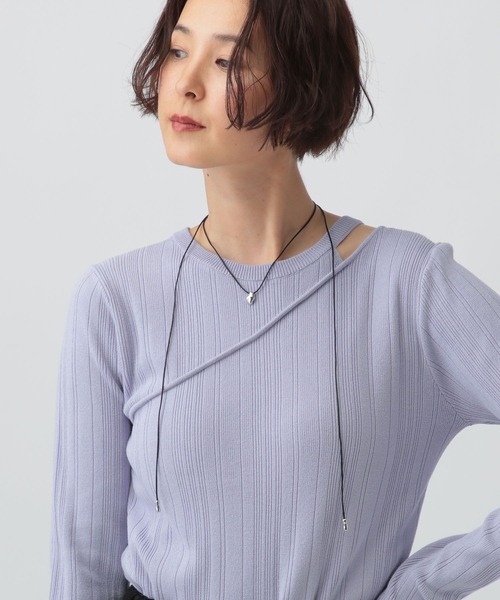 LEPSIM（レプシィム）の「プチモチーフコードチョーカー　587100（ネックレス・レディース・ゴールド/シルバー・ONE SIZE）」の10枚目の写真