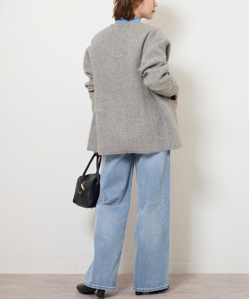 JOURNAL STANDARD relume（ジャーナルスタンダード　レリューム）の「ボーイッシュデニムパンツ（デニムパンツ・レディース・ブルー系その他・36/38）」の3枚目の写真