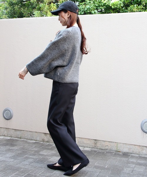 ORCIVAL(オーシバル)の「ORCIVAL/オーシバル ブークレカーディガン BOUCLE CARDIGAN OR-D0127 KBT(カーディガン/ボレロ・レディース・グレー/ネイビー・1)」の13枚目の写真