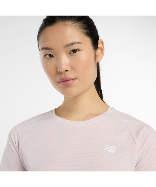 NEW BALANCE（ニューバランス）の「ニューバランス New Balance Sport ショートスリーブTシャツ_（Tシャツ/カットソー・レディース・ベビーピンク/ブラック/ネイビー・S/M/L/XL）」の14枚目の写真
