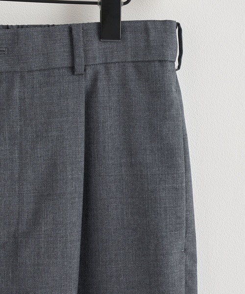 ATON（エイトン）の「【ATON】WOOL TROPICAL LOOSE FIT PANTS／毎日使える定番ウールパンツ（スラックス・メンズ・ブラック/ネイビー/グレー・2/4/6）」の13枚目の写真