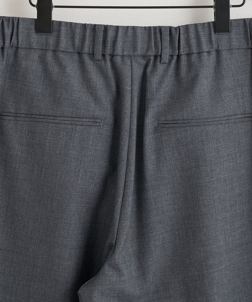 ATON（エイトン）の「【ATON】WOOL TROPICAL LOOSE FIT PANTS／毎日使える定番ウールパンツ（スラックス・メンズ・ブラック/ネイビー/グレー・2/4/6）」の12枚目の写真