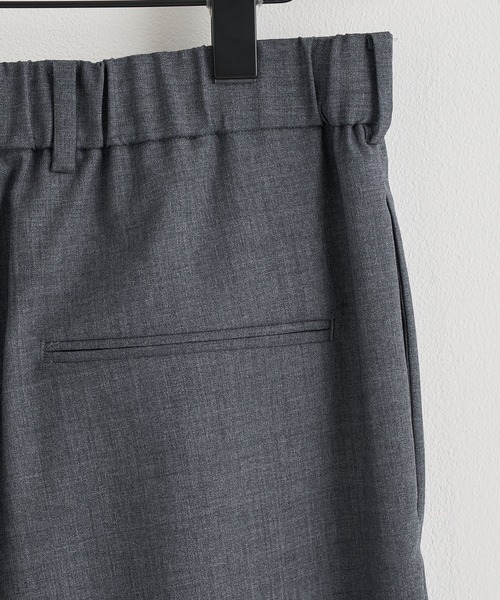 ATON（エイトン）の「【ATON】WOOL TROPICAL LOOSE FIT PANTS／毎日使える定番ウールパンツ（スラックス・メンズ・ブラック/ネイビー/グレー・2/4/6）」の11枚目の写真
