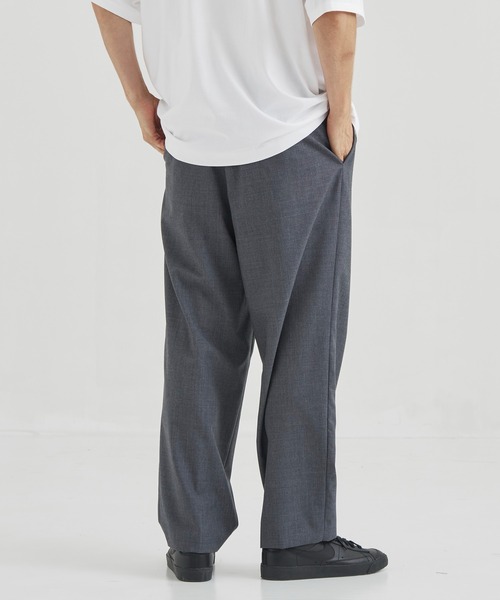 ATON エイトン　ウール　トロピカル　パンツ　スラック ATON / エイトン】WOOL TORPICAL LOOSE FIT PANTS（スラックス）｜ATON