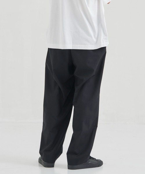 ATON / エイトン】WOOL TORPICAL LOOSE FIT PANTS（スラックス）｜ATON