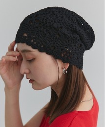 ad thie（アドティエ）の「クロシェ ビーニーハット（ニットキャップ/ビーニー）」