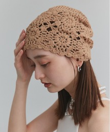 ad thie（アドティエ）の「クロシェ ビーニーハット（ニットキャップ/ビーニー）」