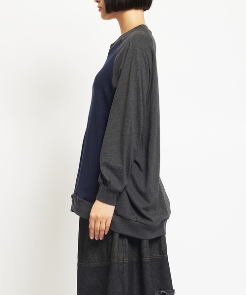 gomme（ゴム）の「コンビネーション　コクーンジャケット（ブルゾン・レディース・ブラック/チャコール/ネイビー・MEDIUM）」の22枚目の写真