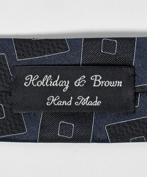 HOLLIDAY＆BROWN＞スクエア ジャガード ネクタイ（ネクタイ