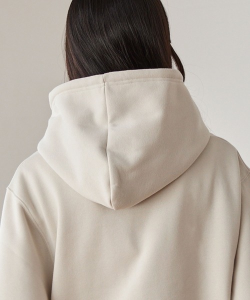 PENNEYS（ぺニーズ）の「PENNEYS/ペニーズ 別注 THE FOX ロゴ ワンポイント刺繍 オーバーサイズシームポケットプルオーバーパーカー（パーカー・レディース・ナチュラル/ライトグレー/ワイン/ブラウン系/ブラック/ネイビー・S/L/M）」の10枚目の写真