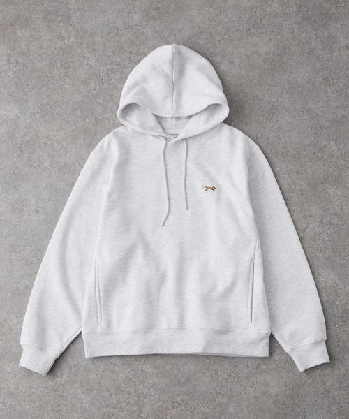 PENNEYS（ぺニーズ）の「PENNEYS/ペニーズ 別注 THE FOX ロゴ ワンポイント刺繍 オーバーサイズシームポケットプルオーバーパーカー（パーカー・レディース・ナチュラル/ライトグレー/ワイン/ブラウン系/ブラック/ネイビー・S/L/M）」の7枚目の写真