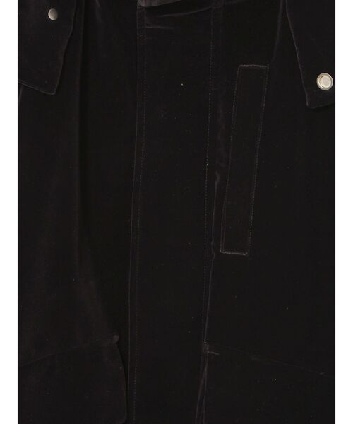 UN3D.（アンスリード）の「VELVET HEM GATHER HOOD CT / ベルベットヘムギャザーフードコート（その他アウター・レディース・キャメル/ブラック・FREE）」の19枚目の写真