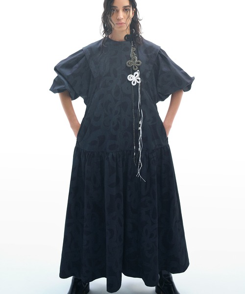 Chain Flower' Print Dress / チェーンフラワープリントドレス