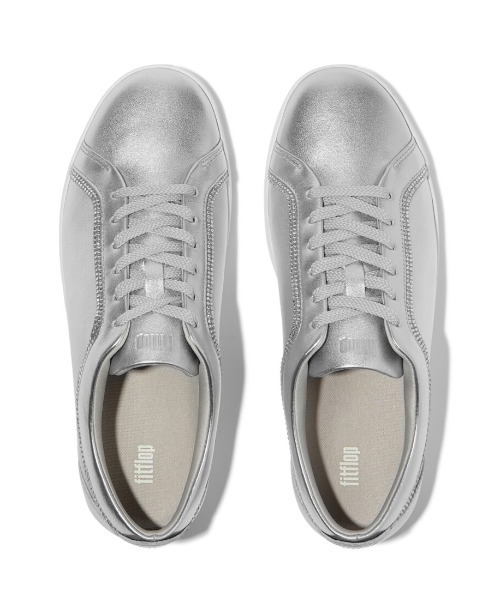RALLY CRYSTAL-TRIM LEATHER SNEAKERS / RALLY クリスタル トリム