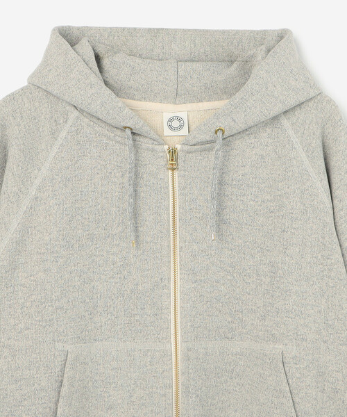 ORCIVAL グレーベージュ フルジップパーカー サイズ4 ORCIVAL（オーシバル）の「ORCIVAL | 〈別注〉コットン フルジップ