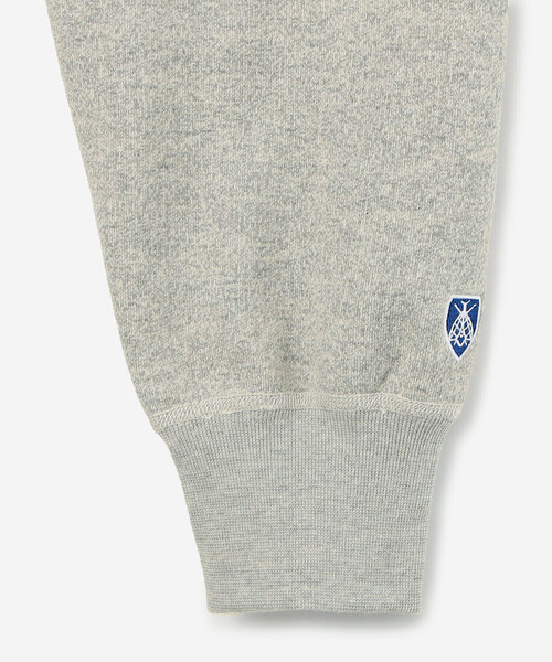 ORCIVAL（オーシバル）の「ORCIVAL | 〈別注〉コットン裏毛 フルジップパーカー MEN（パーカー・メンズ・グレー/オフホワイト/ベージュ・4/5/3）」の7枚目の写真