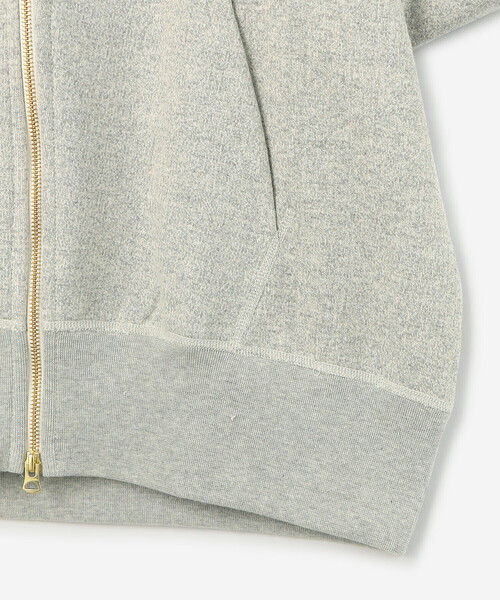 ORCIVAL グレーベージュ フルジップパーカー サイズ4 ORCIVAL（オーシバル）の「ORCIVAL | 〈別注〉コットン フルジップ