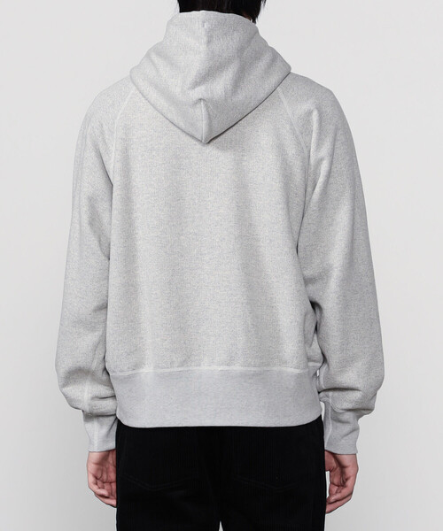 ORCIVAL（オーシバル）の「ORCIVAL | 〈別注〉コットン裏毛 フルジップパーカー MEN（パーカー・メンズ・グレー/オフホワイト/ベージュ・4/5/3）」の13枚目の写真