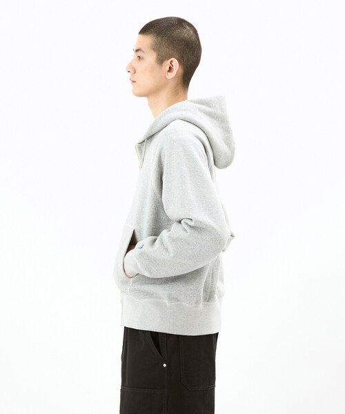 ORCIVAL（オーシバル）の「ORCIVAL | 〈別注〉コットン裏毛 フルジップパーカー MEN（パーカー・メンズ・グレー/オフホワイト/ベージュ・4/5/3）」の18枚目の写真