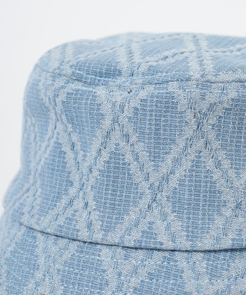 Sense of Grace（センスオブグレース）の「ジャガードデニム　バケットハット（ハット・メンズ・ブラック/ライトブルー/ネイビー/グレー・FREE）」の10枚目の写真