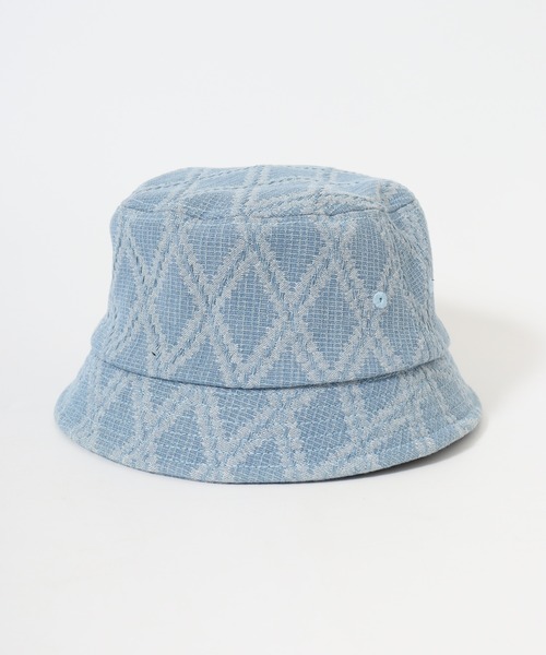 Sense of Grace（センスオブグレース）の「ジャガードデニム　バケットハット（ハット・メンズ・ブラック/ライトブルー/ネイビー/グレー・FREE）」の9枚目の写真