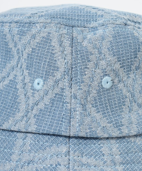 Sense of Grace（センスオブグレース）の「ジャガードデニム　バケットハット（ハット・メンズ・ブラック/ライトブルー/ネイビー/グレー・FREE）」の13枚目の写真