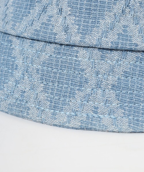 Sense of Grace（センスオブグレース）の「ジャガードデニム　バケットハット（ハット・メンズ・ブラック/ライトブルー/ネイビー/グレー・FREE）」の11枚目の写真