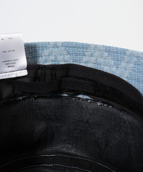 Sense of Grace（センスオブグレース）の「ジャガードデニム　バケットハット（ハット・メンズ・ブラック/ライトブルー/ネイビー/グレー・FREE）」の15枚目の写真