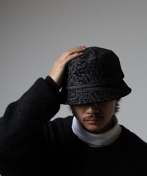 Sense of Grace（センスオブグレース）の「ジャガードデニム　バケットハット（ハット・メンズ・ブラック/ライトブルー/ネイビー/グレー・FREE）」の16枚目の写真
