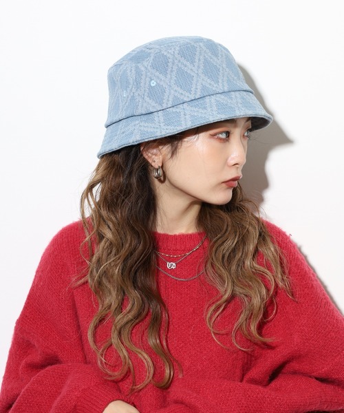 Sense of Grace（センスオブグレース）の「ジャガードデニム　バケットハット（ハット・メンズ・ブラック/ライトブルー/ネイビー/グレー・FREE）」の19枚目の写真