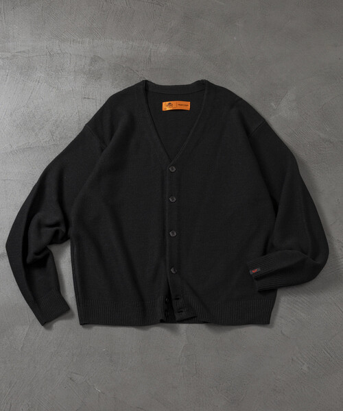 RED KAP(レッドキャップ)の「RED KAP/レッドキャップ 別注 ガーター編み ソリッド カーディガン(カーディガン/ボレロ・メンズ・ダークブラウン/グリーン/ベージュ/ブラック/オリーブ/ネイビー・LARGE/MEDIUM/SMALL)」の2枚目の写真