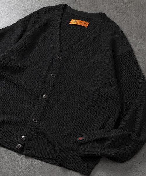 RED KAP(レッドキャップ)の「RED KAP/レッドキャップ 別注 ガーター編み ソリッド カーディガン(カーディガン/ボレロ・メンズ・ダークブラウン/グリーン/ベージュ/ブラック/オリーブ/ネイビー・LARGE/MEDIUM/SMALL)」の16枚目の写真