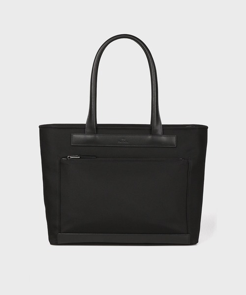 最終値下げ【新品未使用】ポールスミス ビジネスバッグ ナイロン 本革 ポールスミス新品ブラック ナイロンビジネスバッグ APS452-10