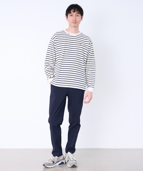 Arnold Palmer（アーノルドパーマー）の「サーフニット シェア ロングTシャツ（Tシャツ/カットソー・レディース・ブラック/アイボリー/アイボリー系・XS/L/M/S/LL）」の13枚目の写真