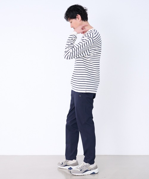 Arnold Palmer（アーノルドパーマー）の「サーフニット シェア ロングTシャツ（Tシャツ/カットソー・レディース・ブラック/アイボリー/アイボリー系・XS/L/M/S/LL）」の14枚目の写真