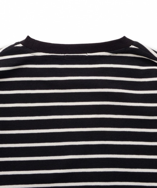 Arnold Palmer（アーノルドパーマー）の「サーフニット シェア ロングTシャツ（Tシャツ/カットソー・レディース・ブラック/アイボリー/アイボリー系・XS/L/M/S/LL）」の10枚目の写真