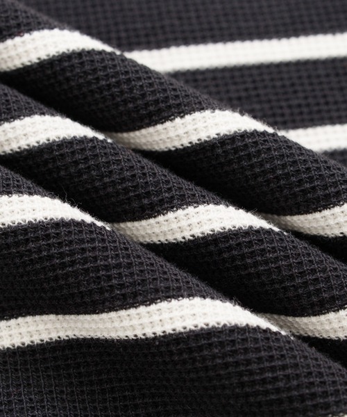 Arnold Palmer（アーノルドパーマー）の「サーフニット シェア ロングTシャツ（Tシャツ/カットソー・レディース・ブラック/アイボリー/アイボリー系・XS/L/M/S/LL）」の11枚目の写真