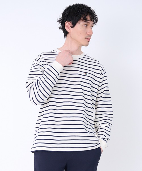 Arnold Palmer（アーノルドパーマー）の「サーフニット シェア ロングTシャツ（Tシャツ/カットソー・レディース・ブラック/アイボリー/アイボリー系・XS/L/M/S/LL）」の20枚目の写真